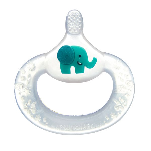 Marcus & Marcus Baby Teething Silicone Toothbrush Ollie Green Elephant MNMRC02-EP