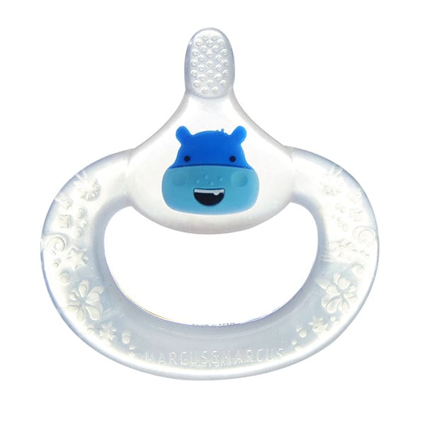 Marcus & Marcus Baby Teething Silicone Toothbrush Lucas Blue Hippo MNMRC02-HP
