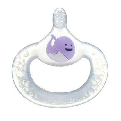 Marcus & Marcus Baby Teething Silicone Toothbrush Willo Lilac Whale MNMRC02-WL