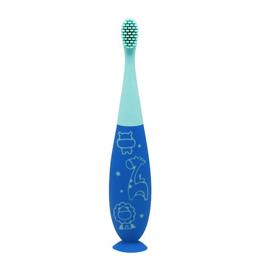 Marcus & Marcus Toddler Silicone Reusable Toothbrush Blue MNMRC06-BL