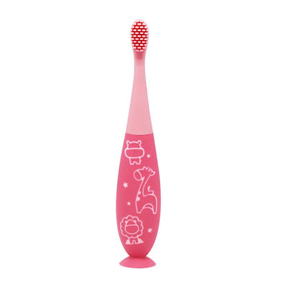 Marcus & Marcus Toddler Silicone Reusable Toothbrush Pink MNMRC06-PK
