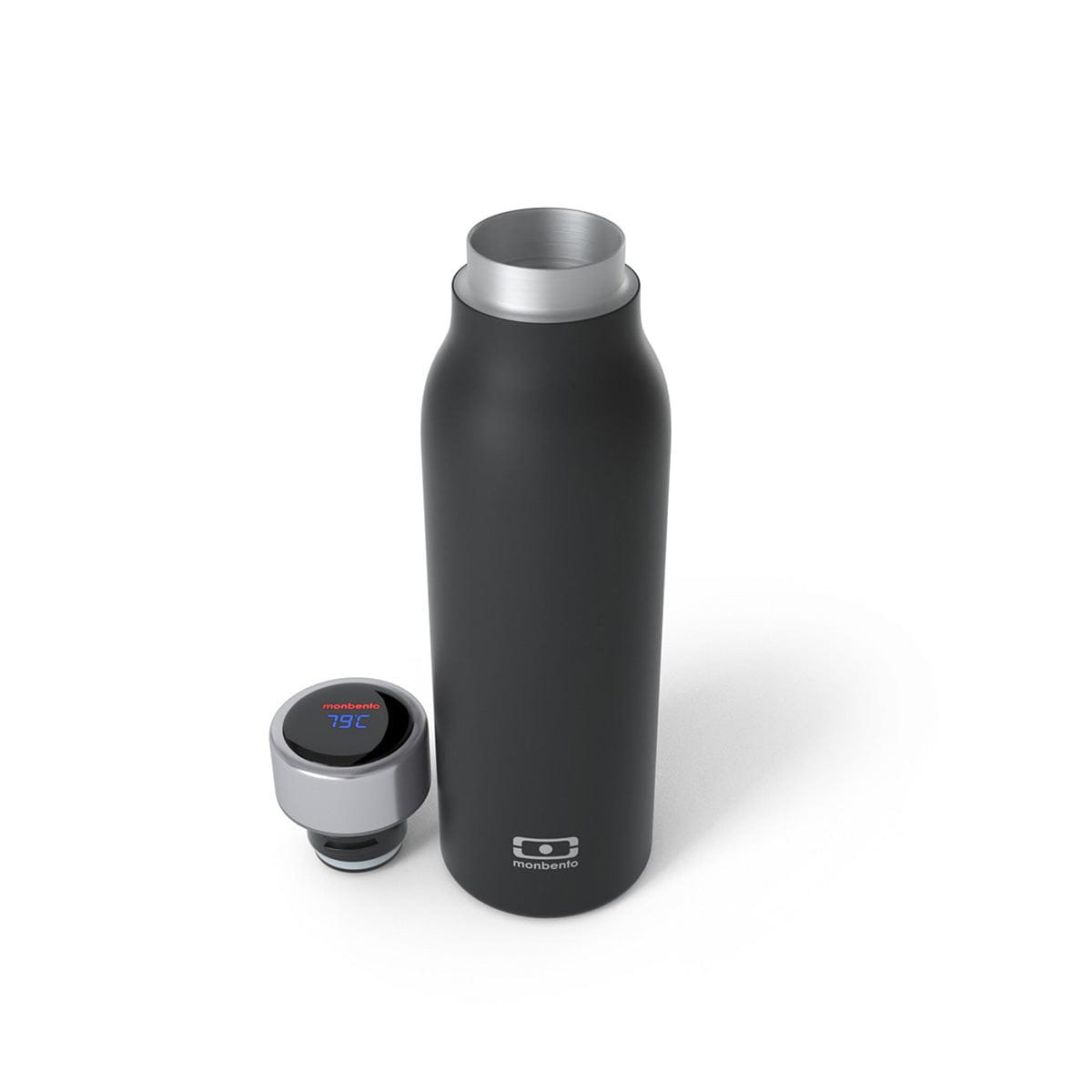 Monbento Genius Black Onyx The Smart Insulated Stainless Steel Bottle 500ml Monbento Genius Black Onyx The Smart Insulated Stainless Steel Bottle 500ml 