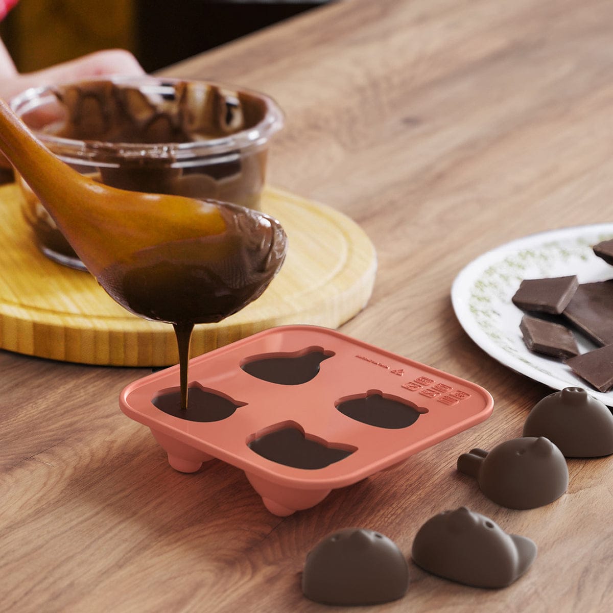 Monbento Silifriends Animal-shaped Silicone Moulds, Set of 2 Monbento Silifriends Animal-shaped Silicone Moulds, Set of 2 