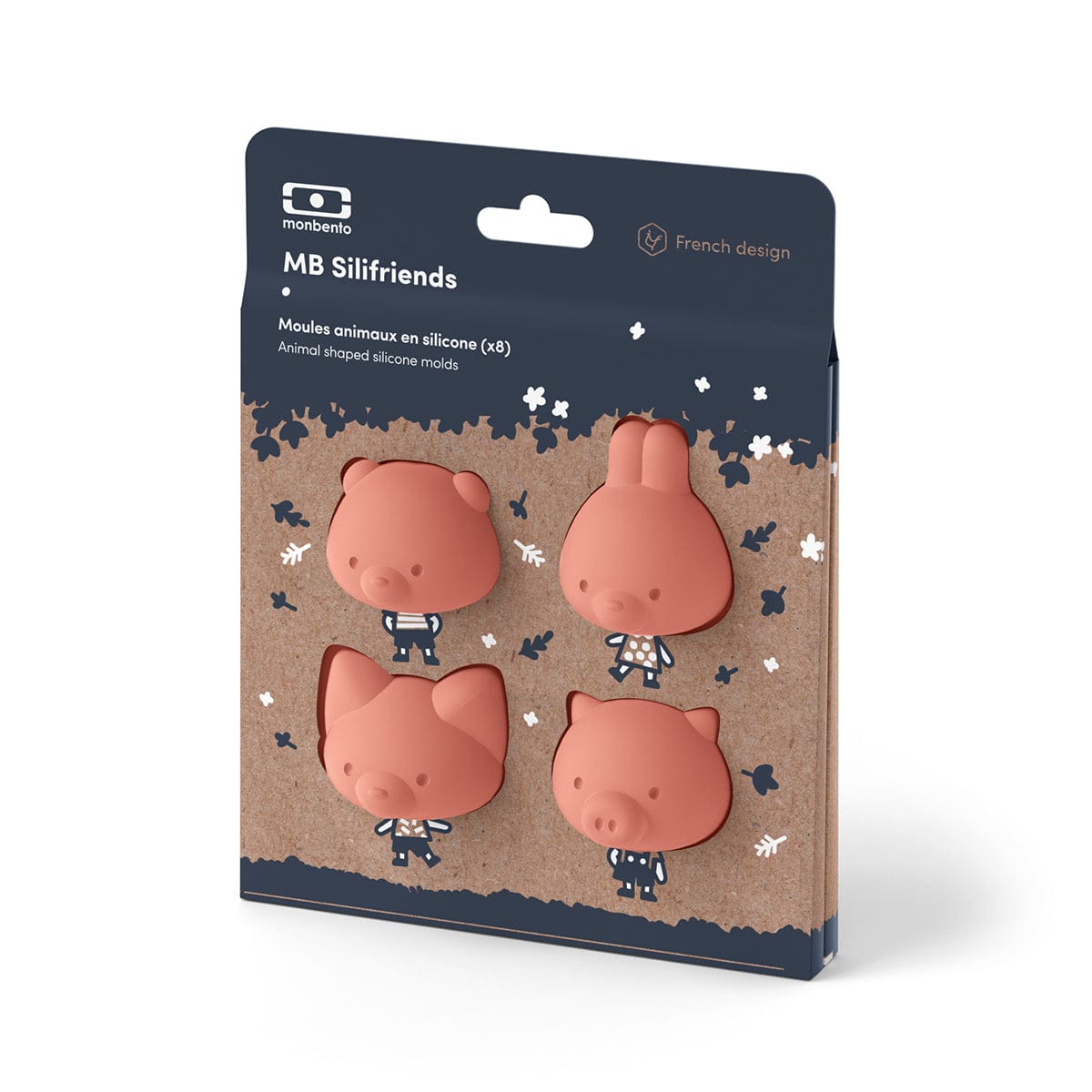 Monbento Silifriends Animal-shaped Silicone Moulds, Set of 2 Monbento Silifriends Animal-shaped Silicone Moulds, Set of 2 