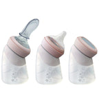 Marcus & Marcus Silicone Angled Feeding Bottle & Spoon Marcus & Marcus Silicone Angled Feeding Bottle & Spoon 