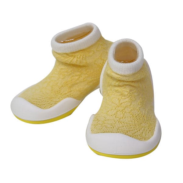 Komuello Mesh Sneakers Baby Rubber Sole Sock Shoes Yellow / US 7 (135mm) KO-RSS-MESH-S-US7-YL