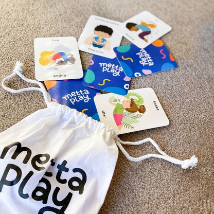 Metta Play Bilingual Kids Yoga Flash Cards Metta Play Bilingual Kids Yoga Flash Cards 