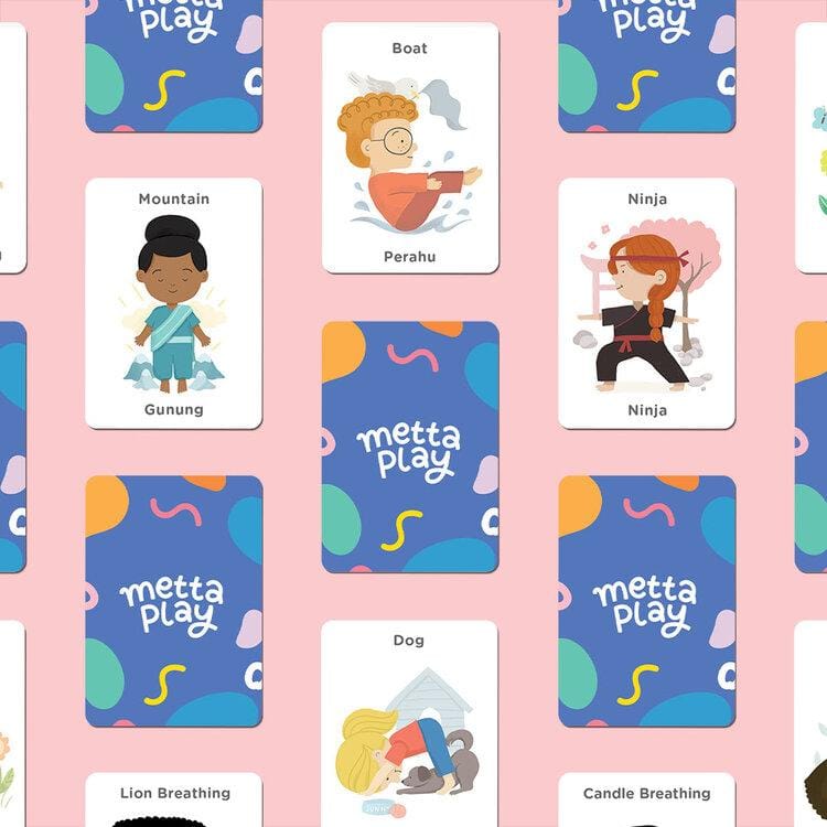 Metta Play Bilingual Kids Yoga Flash Cards Metta Play Bilingual Kids Yoga Flash Cards 
