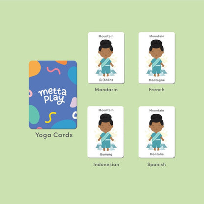 Metta Play Bilingual Kids Yoga Flash Cards Metta Play Bilingual Kids Yoga Flash Cards 