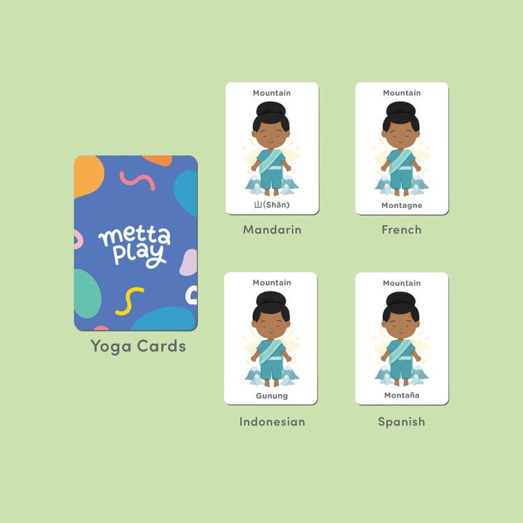 Metta Play Bilingual Kids Yoga Flash Cards Metta Play Bilingual Kids Yoga Flash Cards 