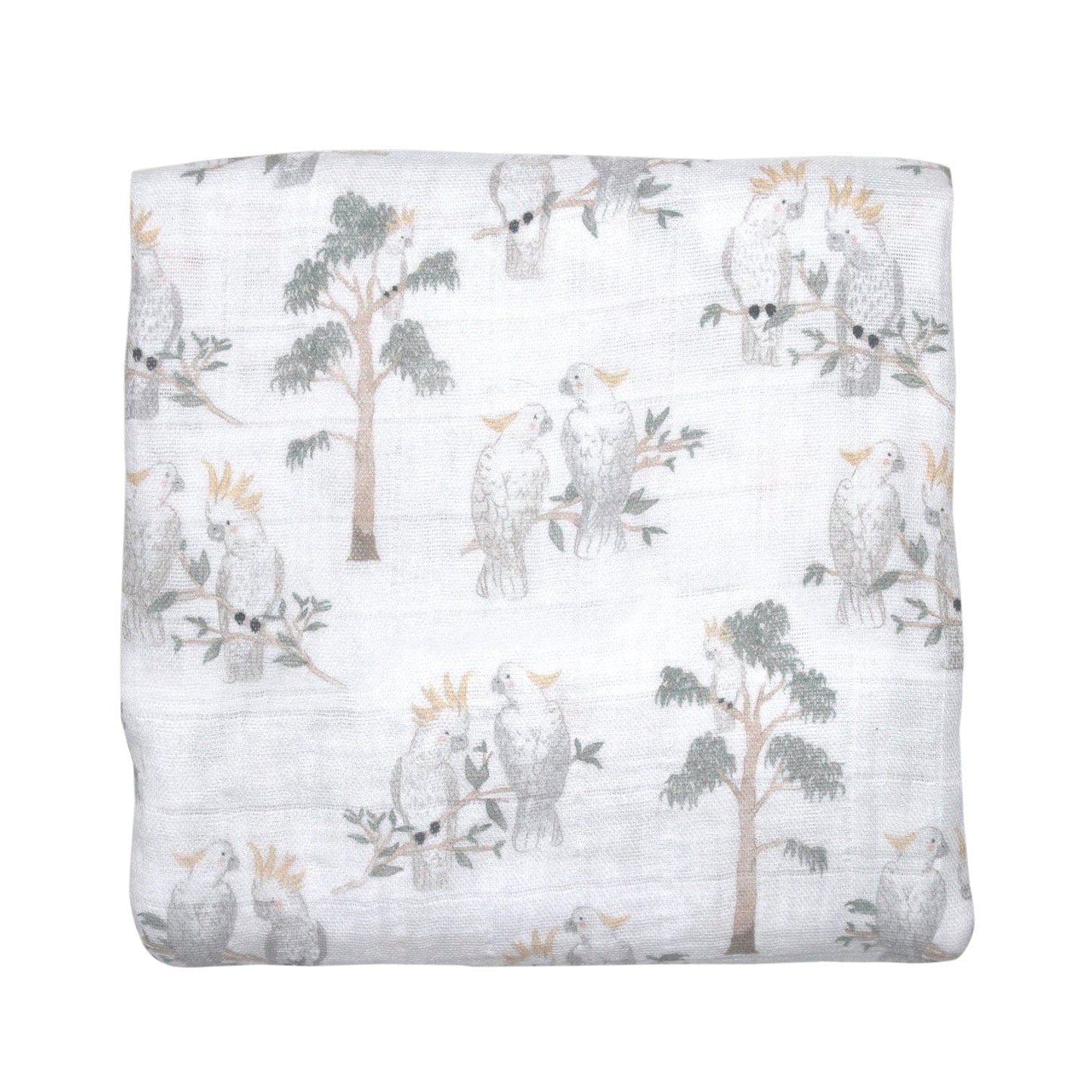 Mister Fly Baby Muslin Wrap Cockatoo MLFY163