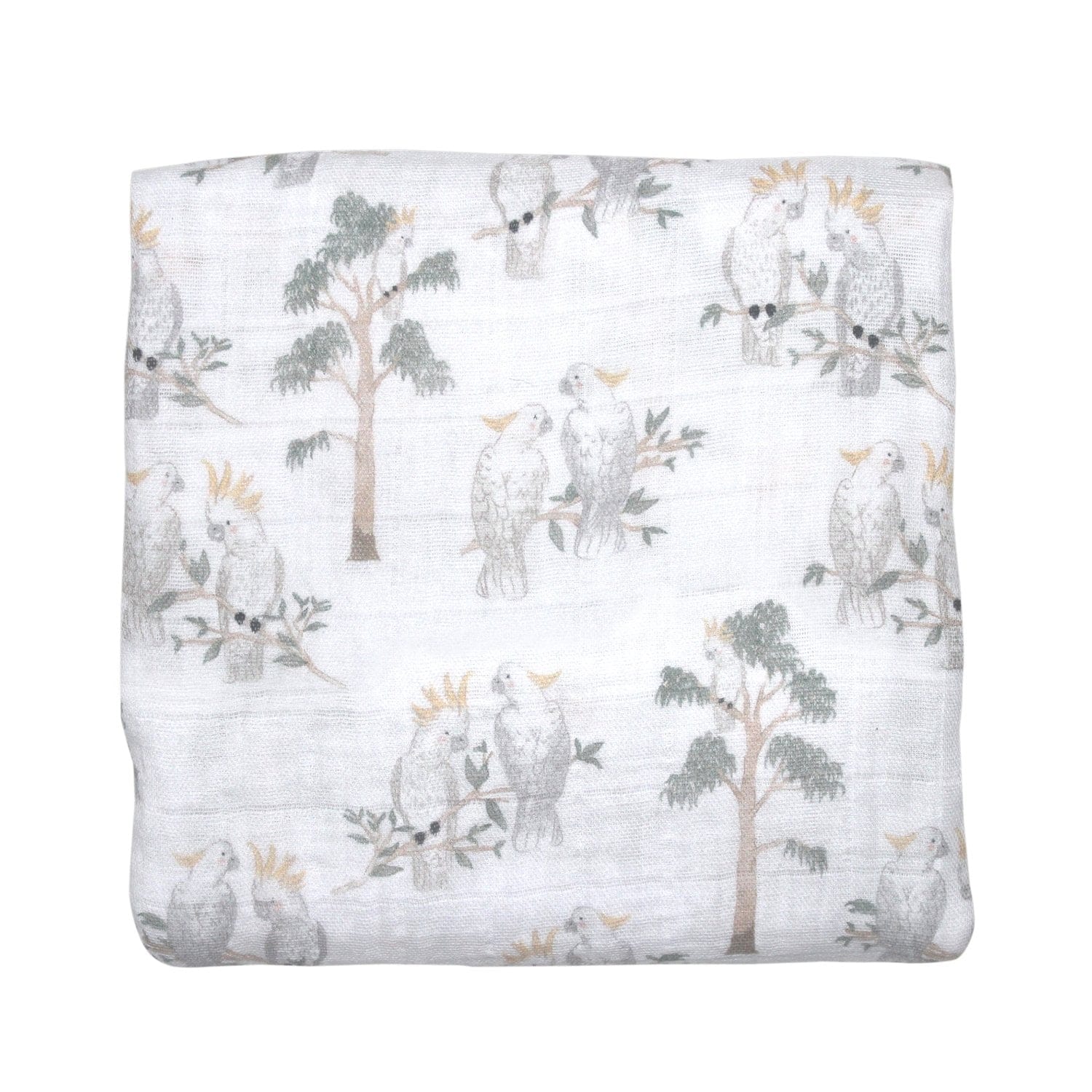 Mister Fly Baby Muslin Wrap Cockatoo MLFY163