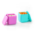 Omie Silicone Dip Containers for OmieBox V2, Set of 2 Pink / Teal OMSILC301