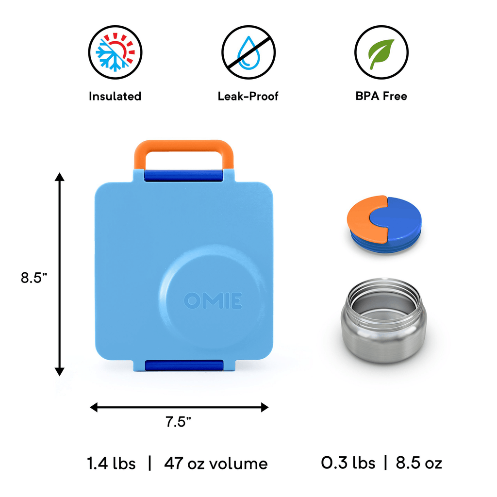 OmieBox V2 Kids Thermos-Insulated Hot & Cold Bento Box for Kids OmieBox V2 Kids Thermos-Insulated Hot & Cold Bento Box for Kids 