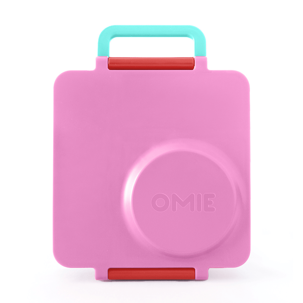 OmieBox V2 Kids Thermos-Insulated Hot & Cold Bento Box for Kids Pink Berry OML-OBV2-66FCO4-PB