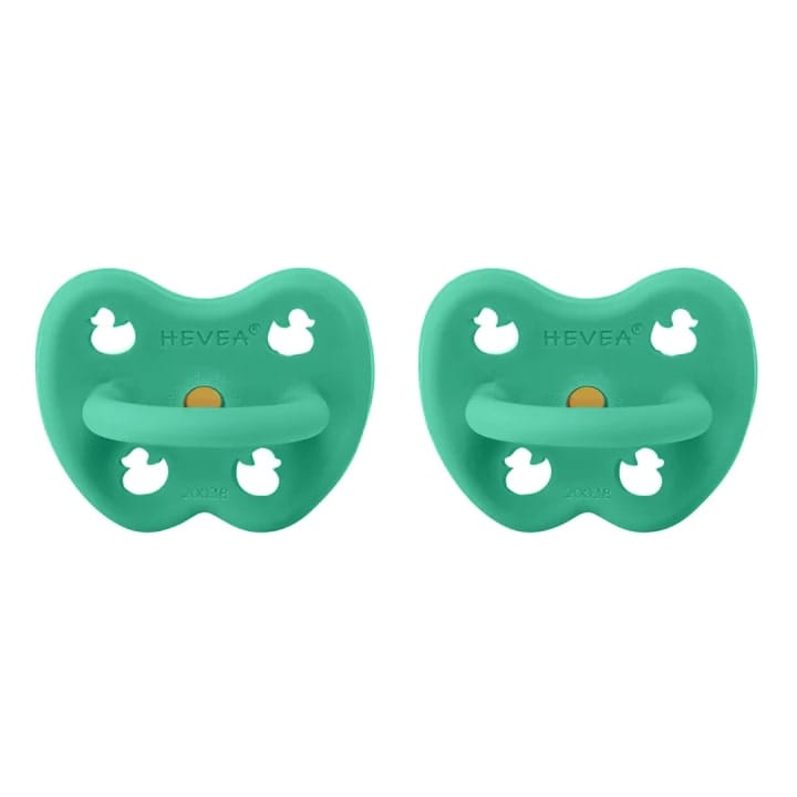 Hevea Natural Rubber Pacifier Orthodontic 3-36 Months Two-pack Hevea Natural Rubber Pacifier Orthodontic 3-36 Months Two-pack 