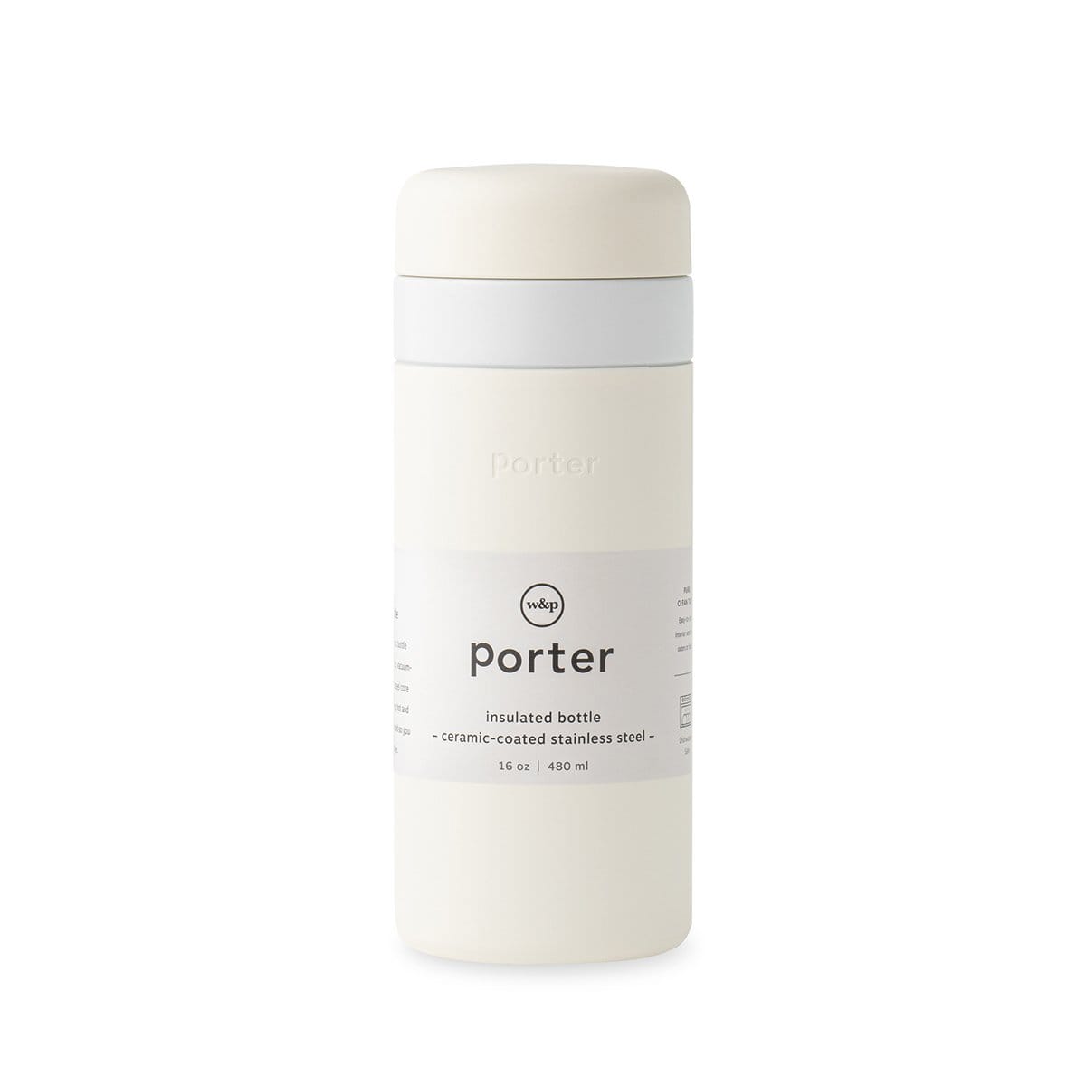 W&P Porter Insulated Ceramic Stainless Steel Bottle 475ml W&P Porter Insulated Ceramic Stainless Steel Bottle 475ml 