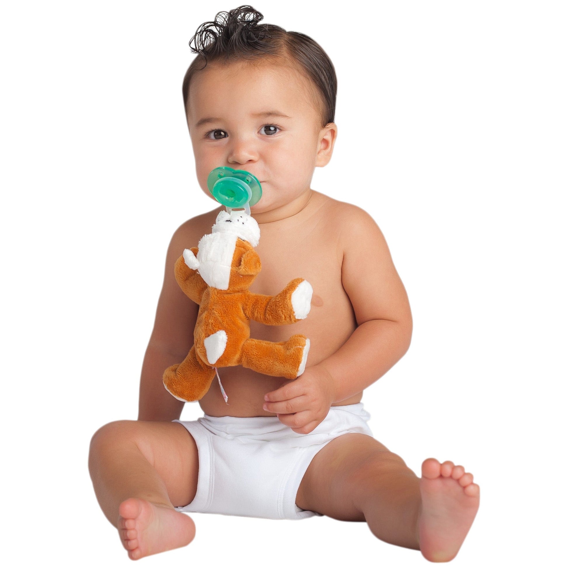 Nookums Paci-Plushies® Shakies - Barkley Bull Dog Nookums Paci-Plushies® Shakies - Barkley Bull Dog 