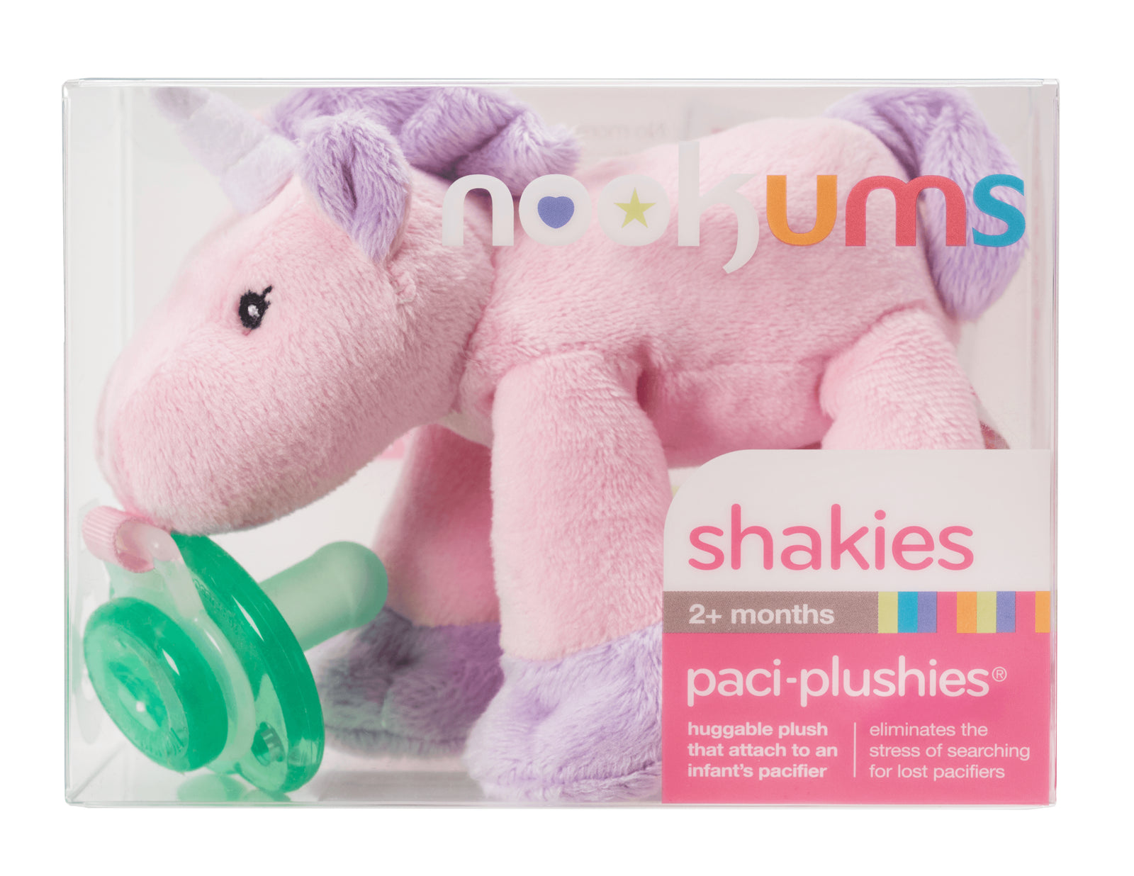 Nookums Paci-Plushies® Shakies - Unity Unicorn Nookums Paci-Plushies® Shakies - Unity Unicorn 