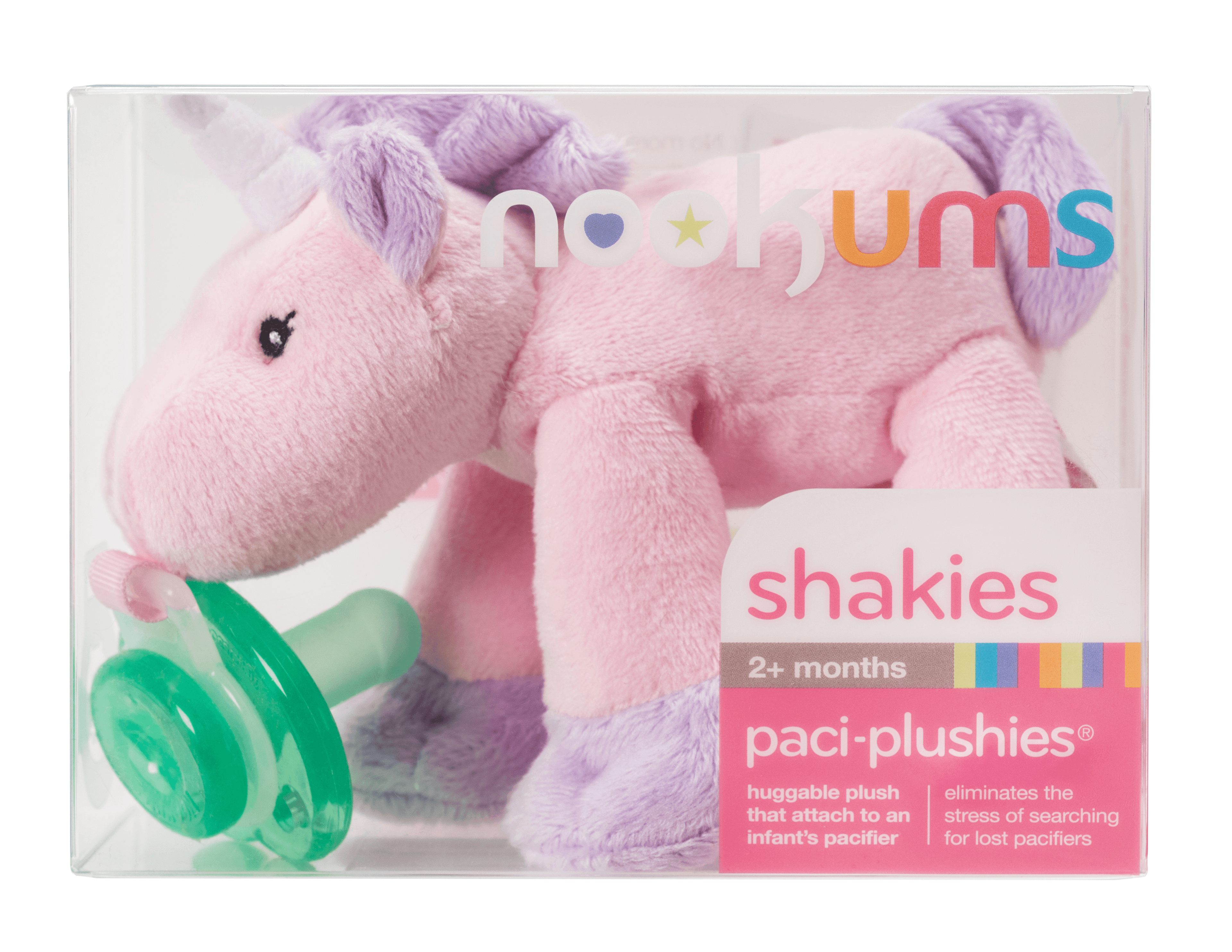 Nookums Paci-Plushies® Shakies - Unity Unicorn Nookums Paci-Plushies® Shakies - Unity Unicorn 