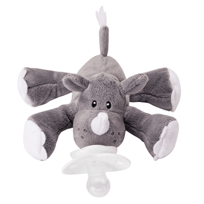 Nookums Paci-Plushies® Buddies - Rosie Rhino Nookums Paci-Plushies® Buddies - Rosie Rhino 