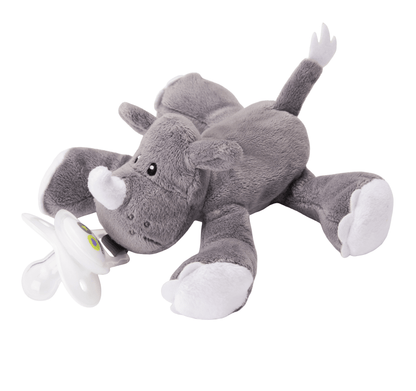Nookums Paci-Plushies® Buddies - Rosie Rhino Nookums Paci-Plushies® Buddies - Rosie Rhino 