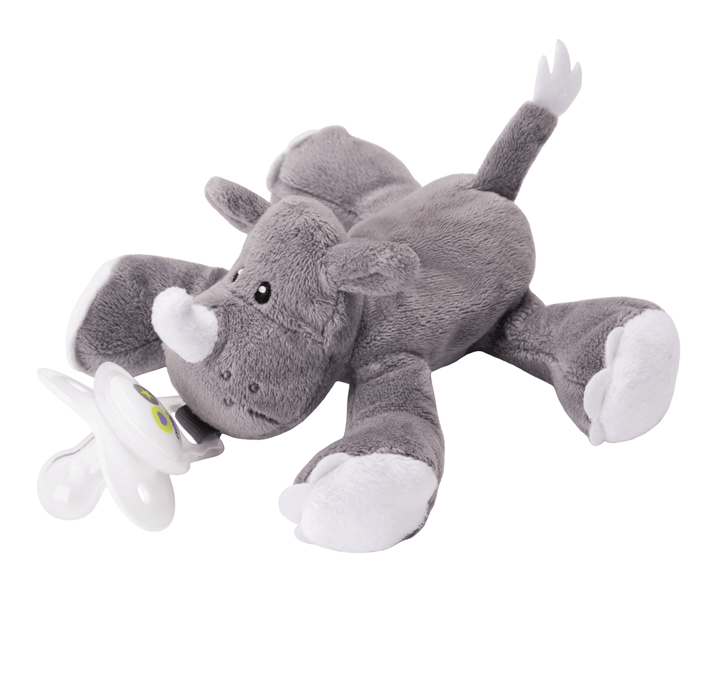 Nookums Paci-Plushies® Buddies - Rosie Rhino Nookums Paci-Plushies® Buddies - Rosie Rhino 
