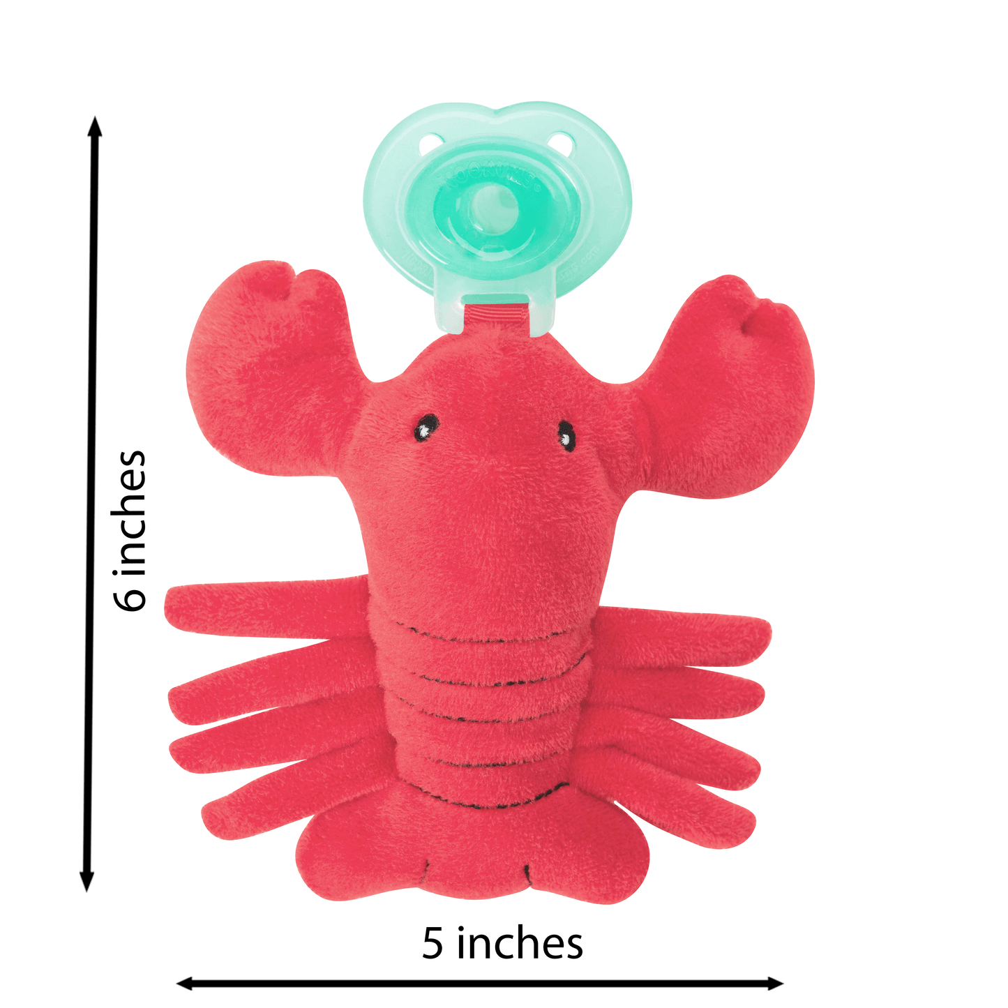 Nookums Paci-Plushies® Buddies - Lexi Lobster Nookums Paci-Plushies® Buddies - Lexi Lobster 