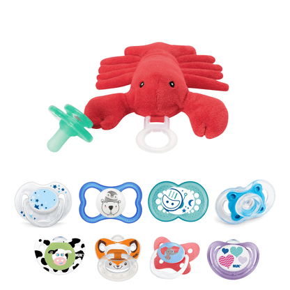 Nookums Paci-Plushies® Buddies - Lexi Lobster Nookums Paci-Plushies® Buddies - Lexi Lobster 