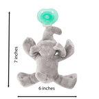Nookums Paci-Plushies® Buddies - Ella Elephant Nookums Paci-Plushies® Buddies - Ella Elephant 