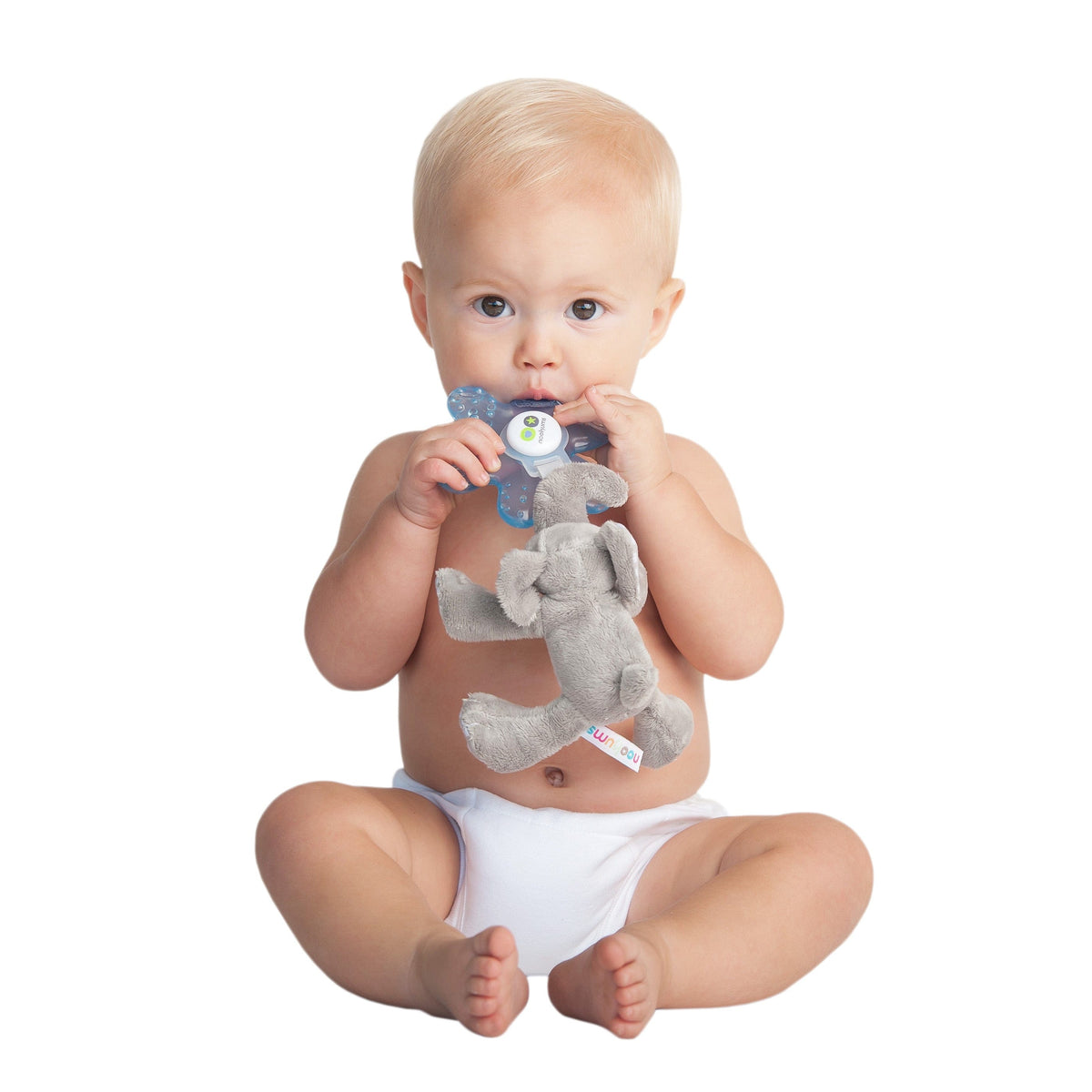 Nookums Paci-Plushies® Buddies - Ella Elephant Nookums Paci-Plushies® Buddies - Ella Elephant 