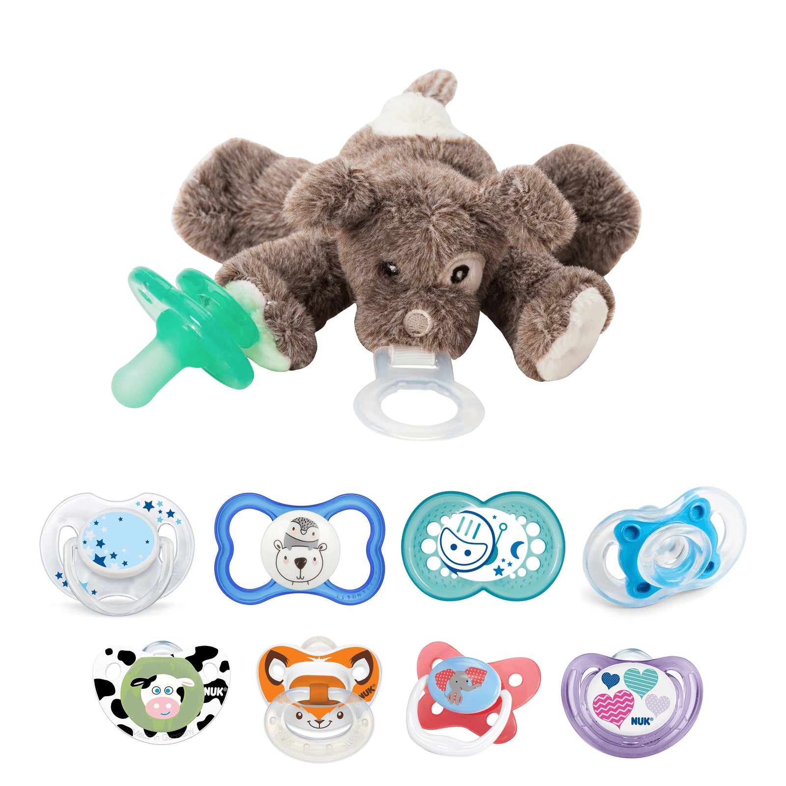 Nookums Paci-Plushies® Buddies - Scruffy Puppy Nookums Paci-Plushies® Buddies - Scruffy Puppy 