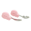 Marcus & Marcus Palm Grasp Spoon & Fork Set Pokey Pink Pig MNMBB12-PG