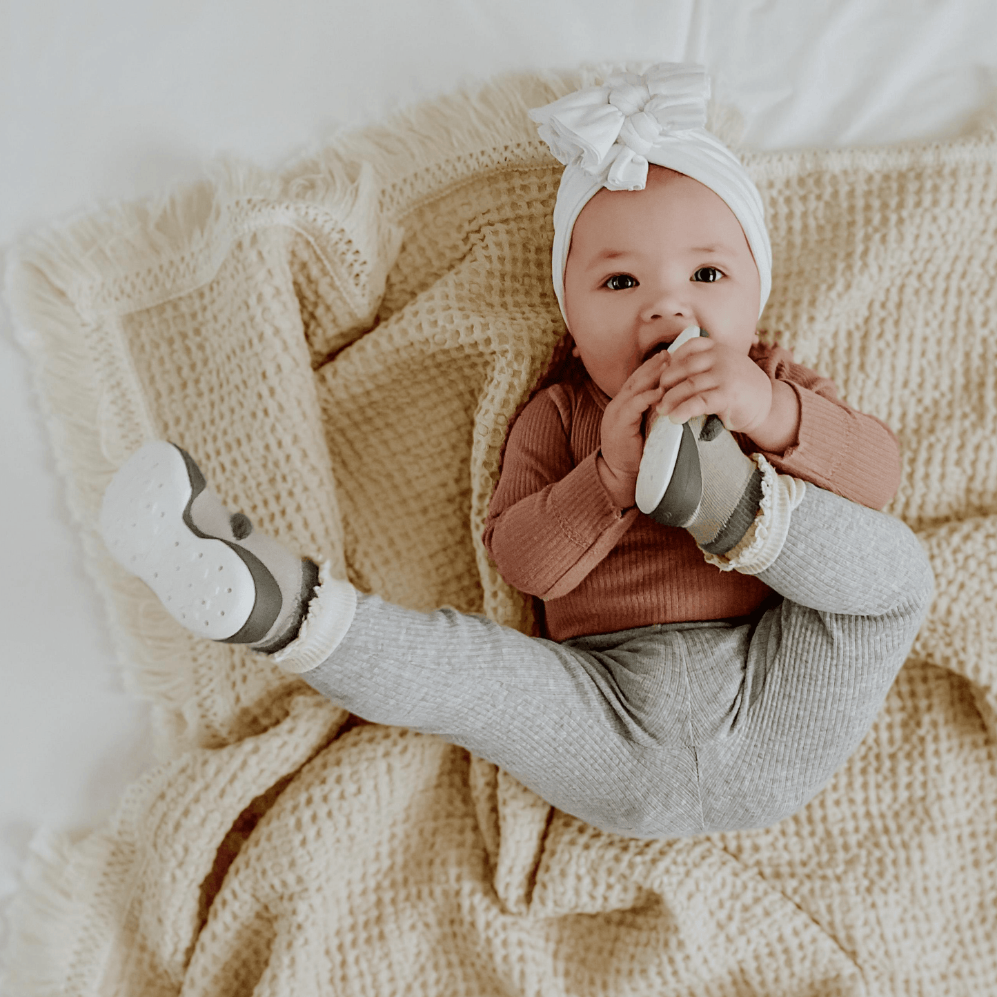 Komuello Koala Baby Rubber Sole Sock Shoes Komuello Koala Baby Rubber Sole Sock Shoes 