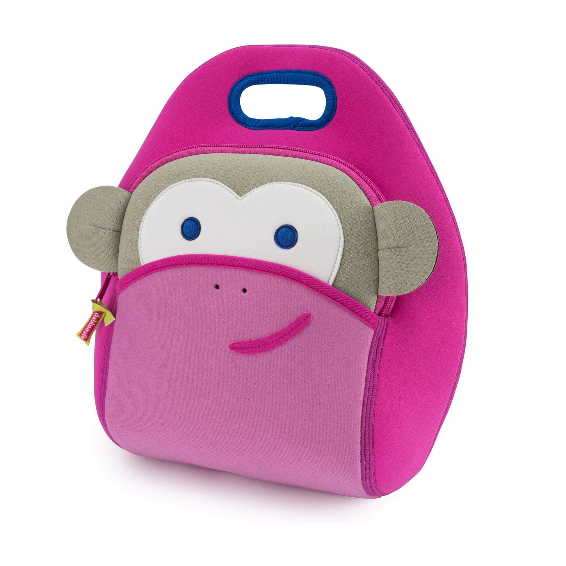 Dabbawalla Kids Lunch Bag Pink Monkey 