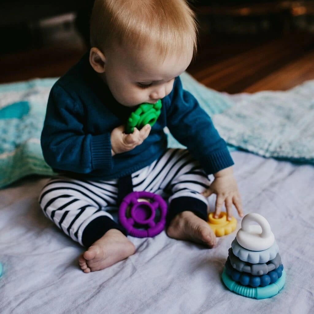 Jellystone Rainbow Stacker and Teether Toy Jellystone Rainbow Stacker and Teether Toy 