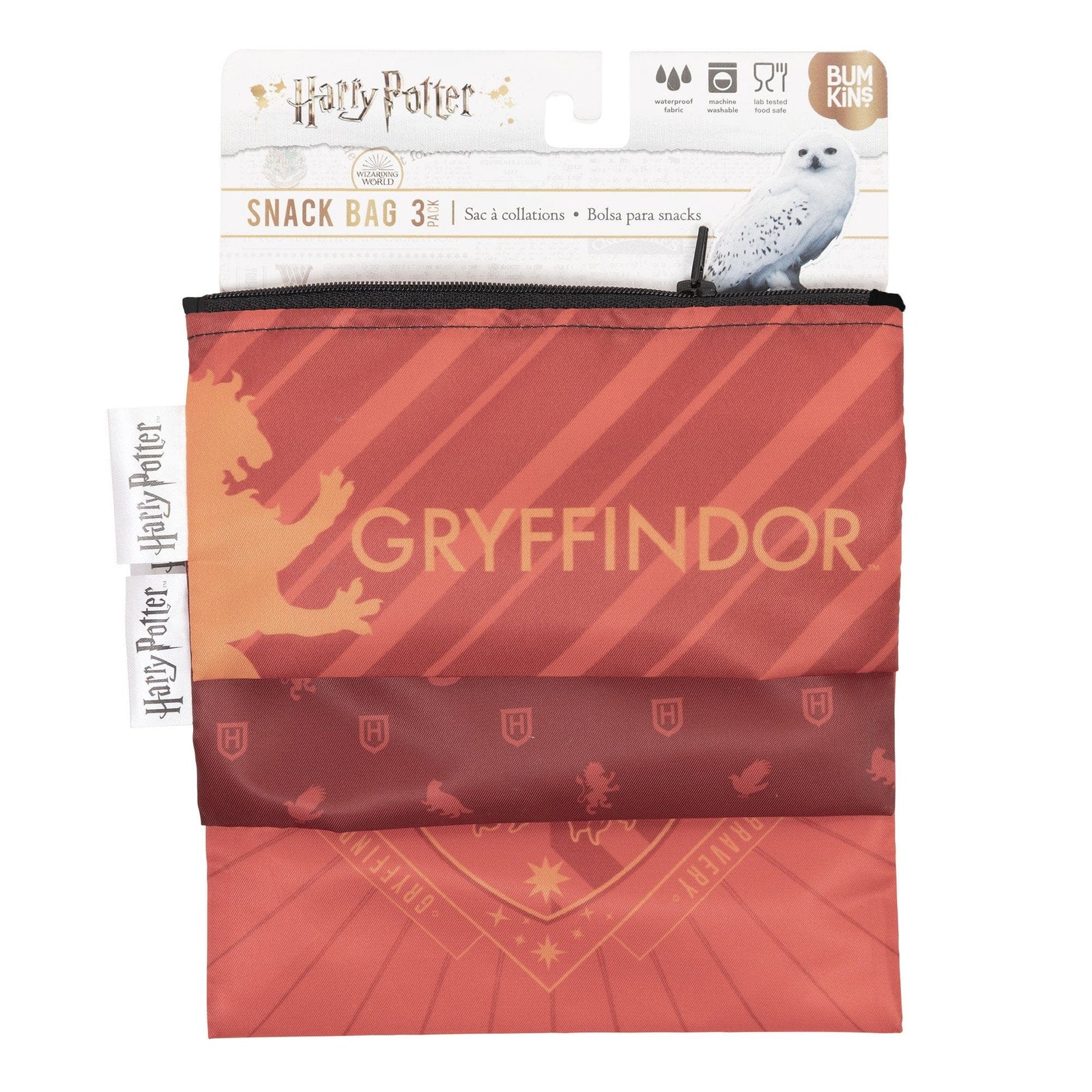 Bumkins Harry Potter™ Reusable Snack Bag - 3 Pack Bumkins Harry Potter™ Reusable Snack Bag - 3 Pack 