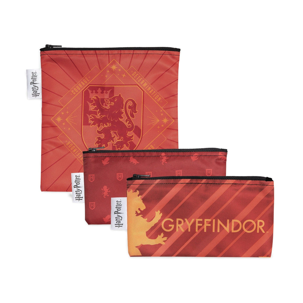 Bumkins Harry Potter™ Reusable Snack Bag - 3 Pack Gryffindor B0-SSB3-KG-HPG1