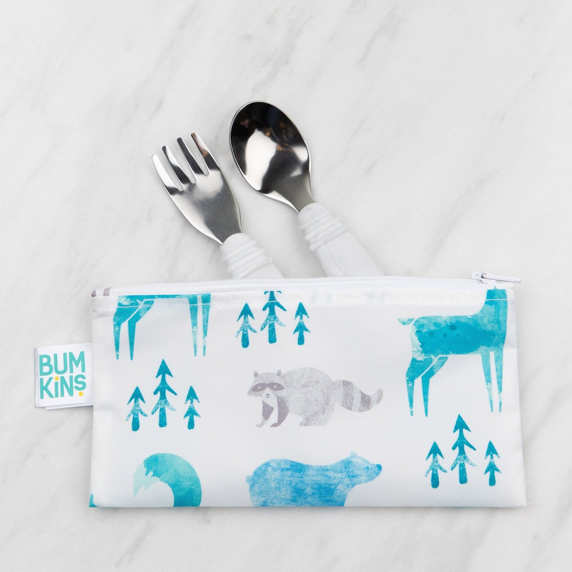 Bumkins Reusable Small Snack Bag, Set of 2 Bumkins Reusable Small Snack Bag, Set of 2 