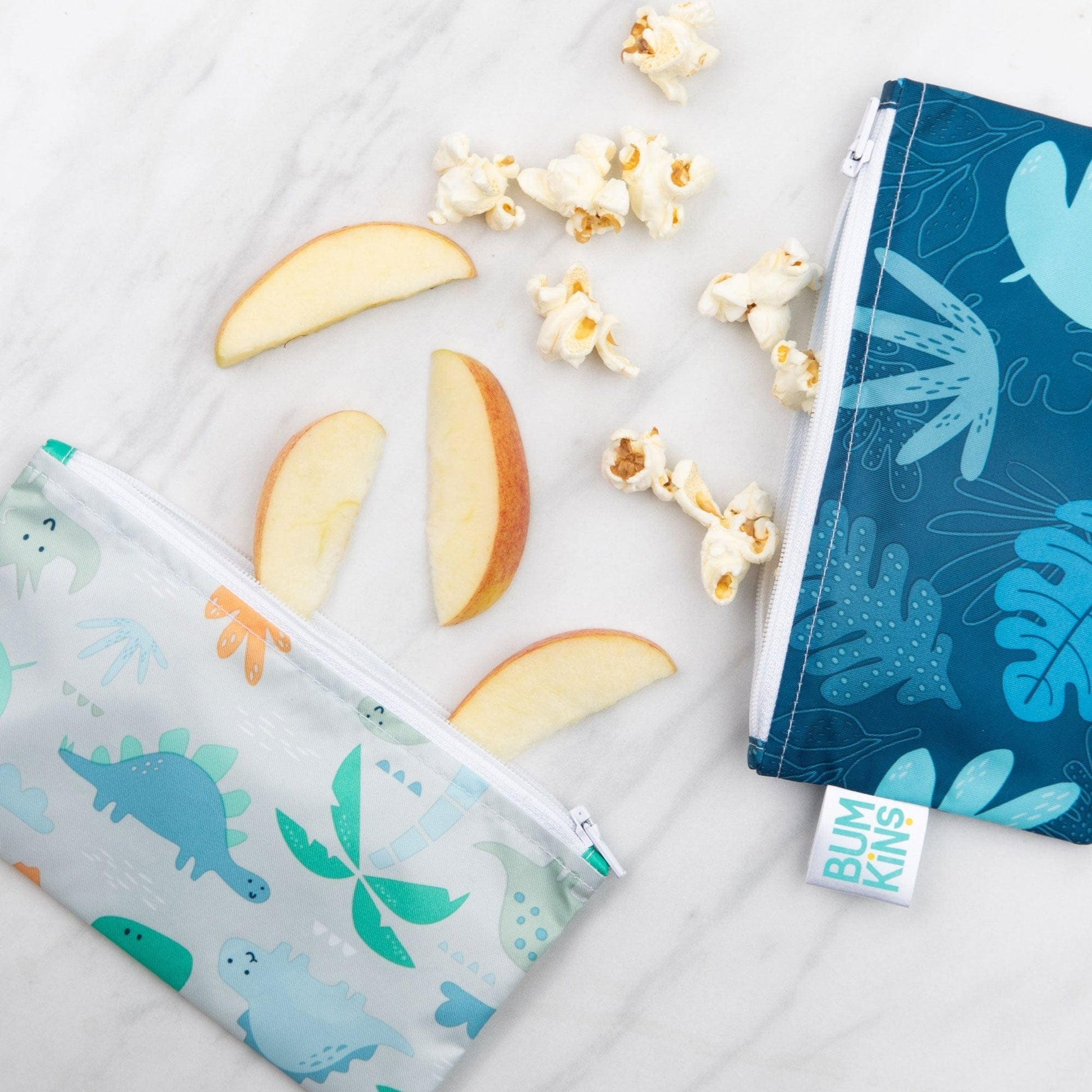 Bumkins Reusable Small Snack Bag, Set of 2 Bumkins Reusable Small Snack Bag, Set of 2 