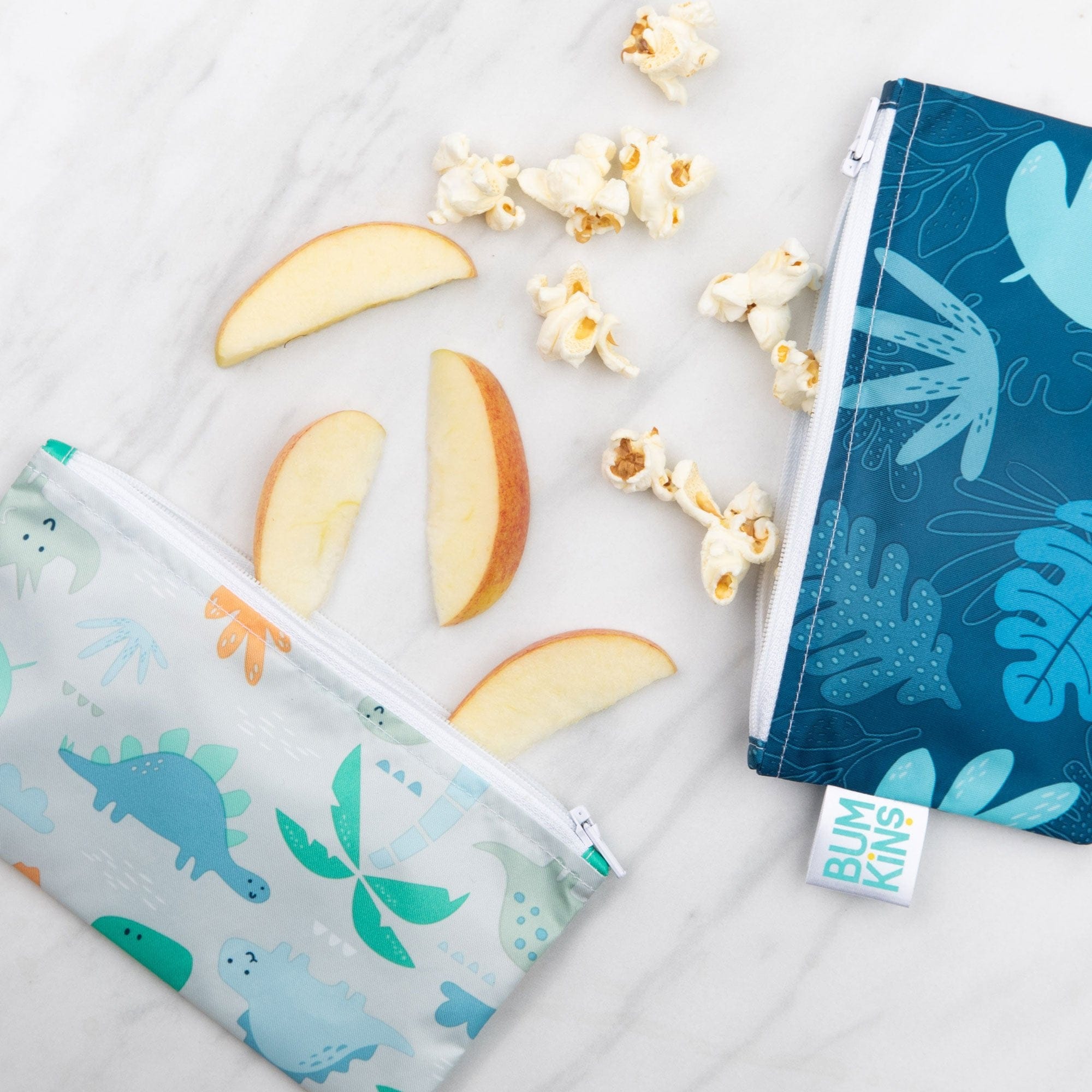 Bumkins Reusable Small Snack Bag, Set of 2 Bumkins Reusable Small Snack Bag, Set of 2 