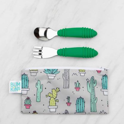 Bumkins Reusable Small Snack Bag, Set of 2 Bumkins Reusable Small Snack Bag, Set of 2 