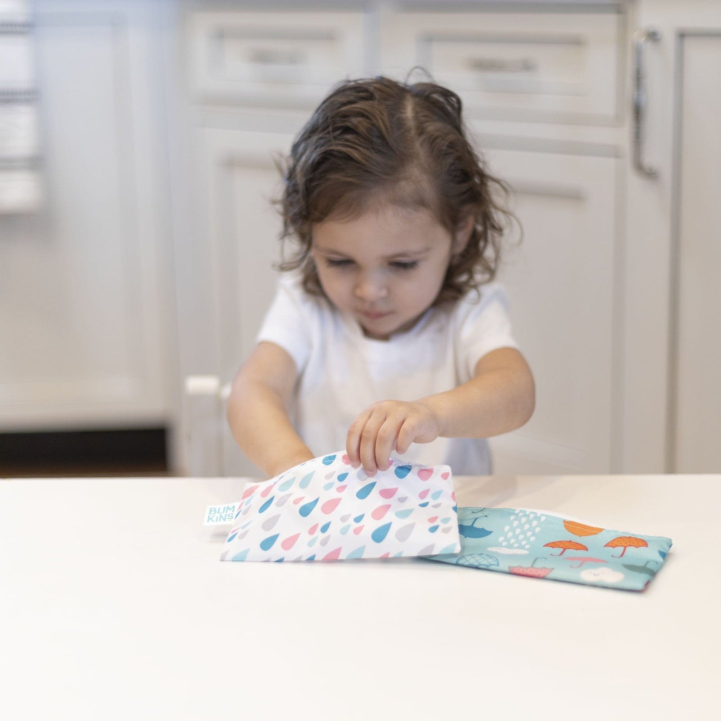 Bumkins Reusable Small Snack Bag, Set of 2 Bumkins Reusable Small Snack Bag, Set of 2 