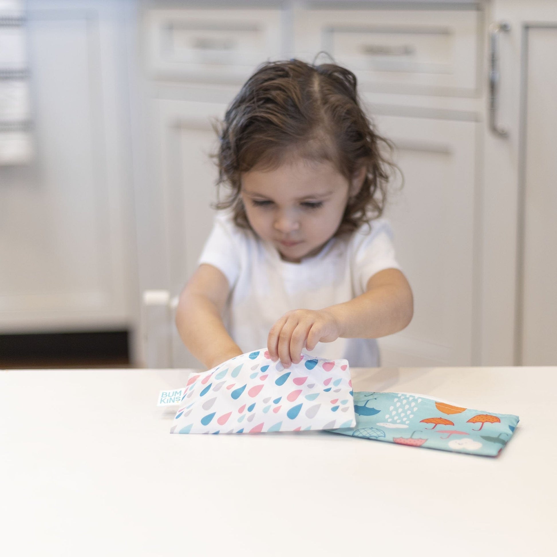 Bumkins Reusable Small Snack Bag, Set of 2 Bumkins Reusable Small Snack Bag, Set of 2 