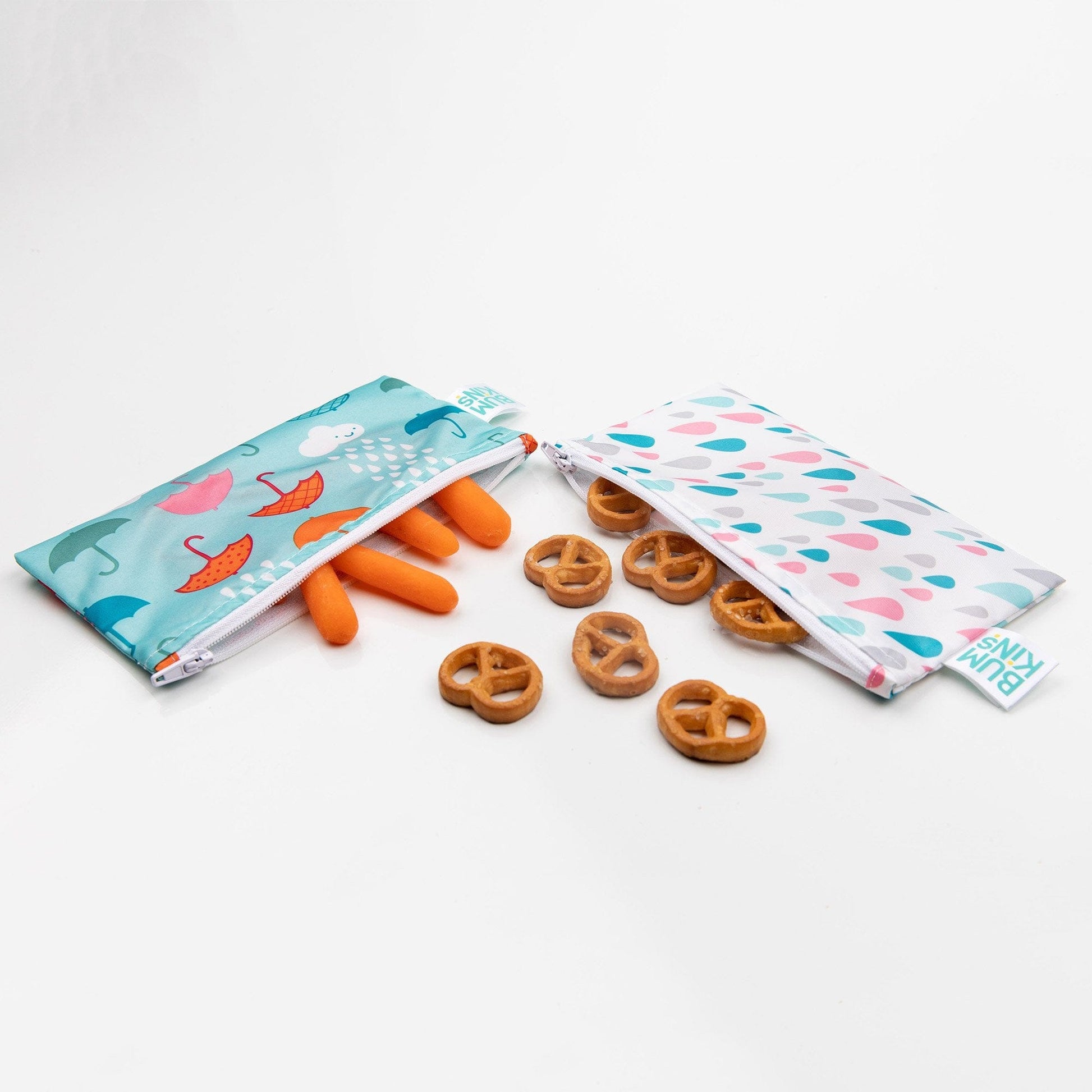 Bumkins Reusable Small Snack Bag, Set of 2 Bumkins Reusable Small Snack Bag, Set of 2 