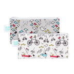 Bumkins Reusable Small Snack Bag, Set of 2 Bird Park and Urban Bird B04R0S514XXXXX