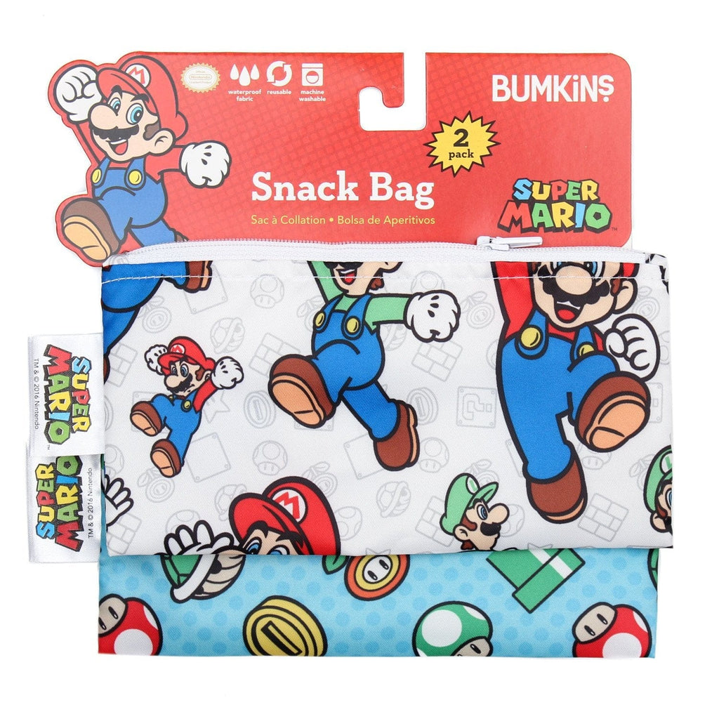 Bumkins Reusable Small Snack Bag, Set of 2 Bumkins Reusable Small Snack Bag, Set of 2 