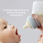 Marcus & Marcus Silicone Angled Feeding Bottle & Breast Pump Marcus & Marcus Silicone Angled Feeding Bottle & Breast Pump 