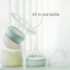 Marcus & Marcus Silicone Angled Feeding Bottle & Breast Pump Marcus & Marcus Silicone Angled Feeding Bottle & Breast Pump 