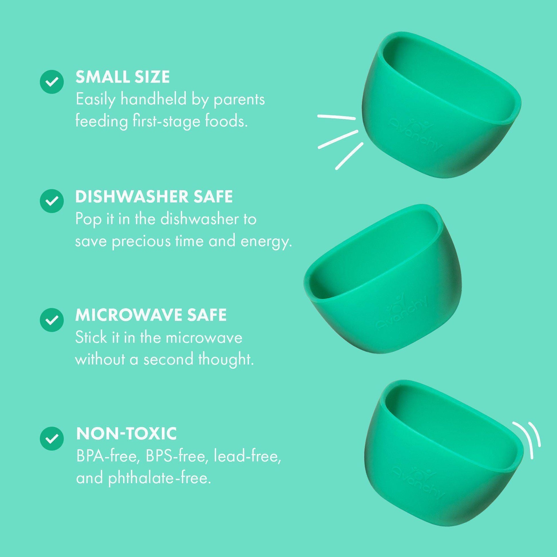 Avanchy La Petite Silicone Mini Baby Bowl 175ml Avanchy La Petite Silicone Mini Baby Bowl 175ml 